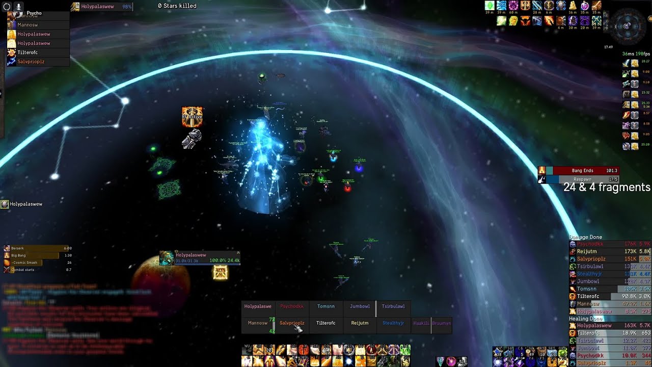Ulduar 10man soloheal speedrun 57:23 - Holy Paladin POV - Classic WotLK