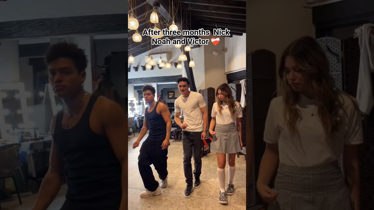 behind the scenes of Culpa Nuestra 💗🤩| Nicole wallace Gabriel Guevara & Victor Verona 🤩🔥💖 |#trending