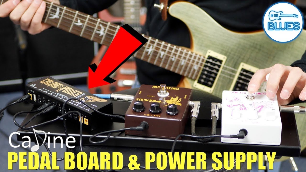 Caline CB-107 Pedalboard & CP-04 Power Supply Review with an Unboxing