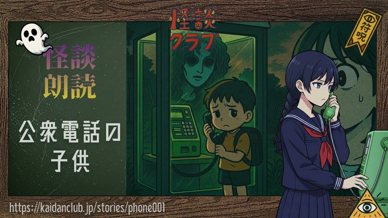 公衆電話の子供 | 👻怪談クラブ朗読29  #作業用 #睡眠用
