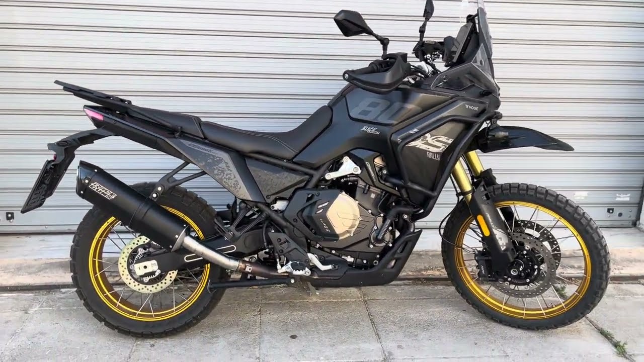 Race Guns Exhausts Hexagon Black F  Voge DS 800 X RALLY