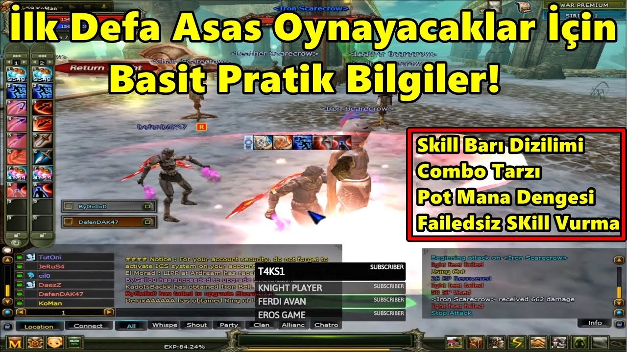 NewGate - İlk Defa Asas Oynayacaklar İçin, Basit Pratik Bilgiler! | Knight Online