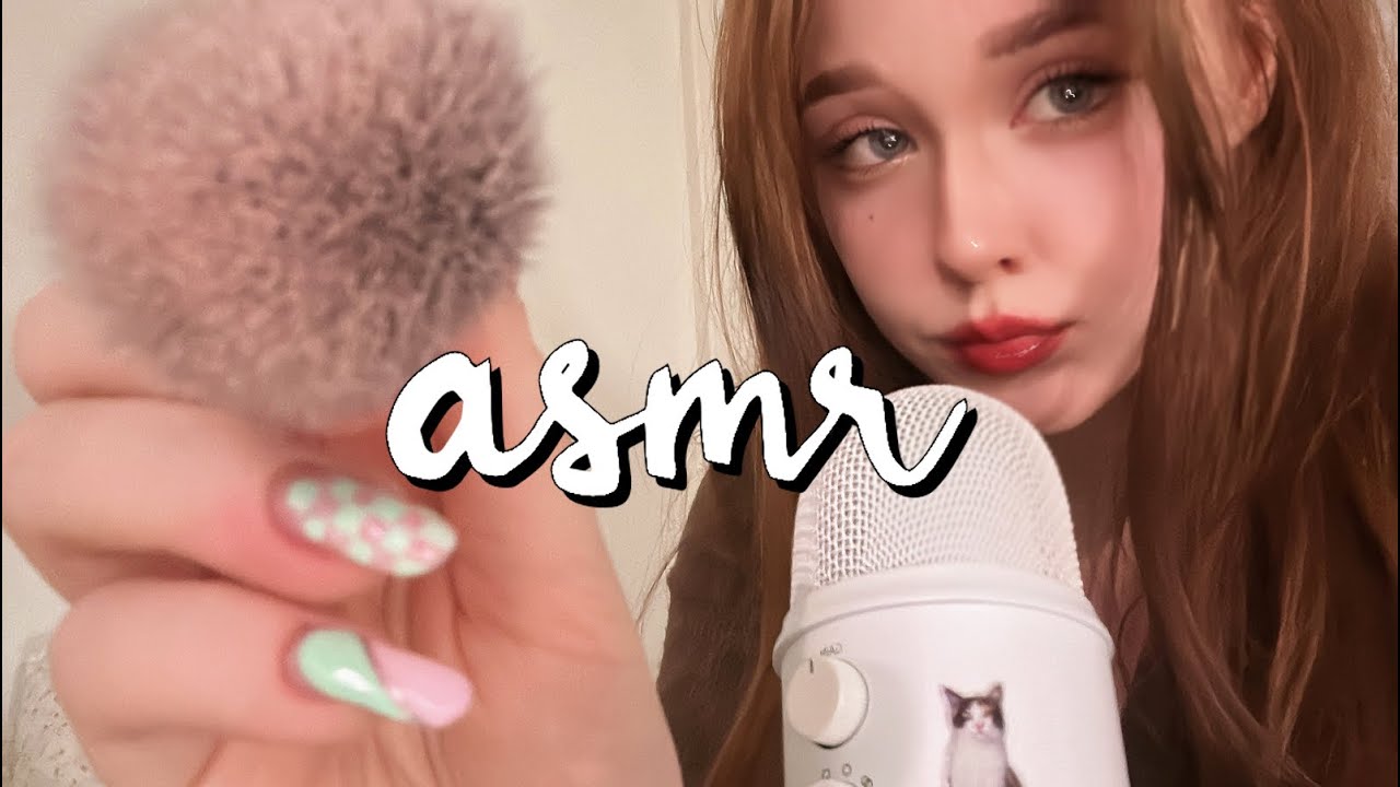 silitän sun korvat piloille meikkisiveltimillä 💆‍♀️ || asmr suomi🎤🤍