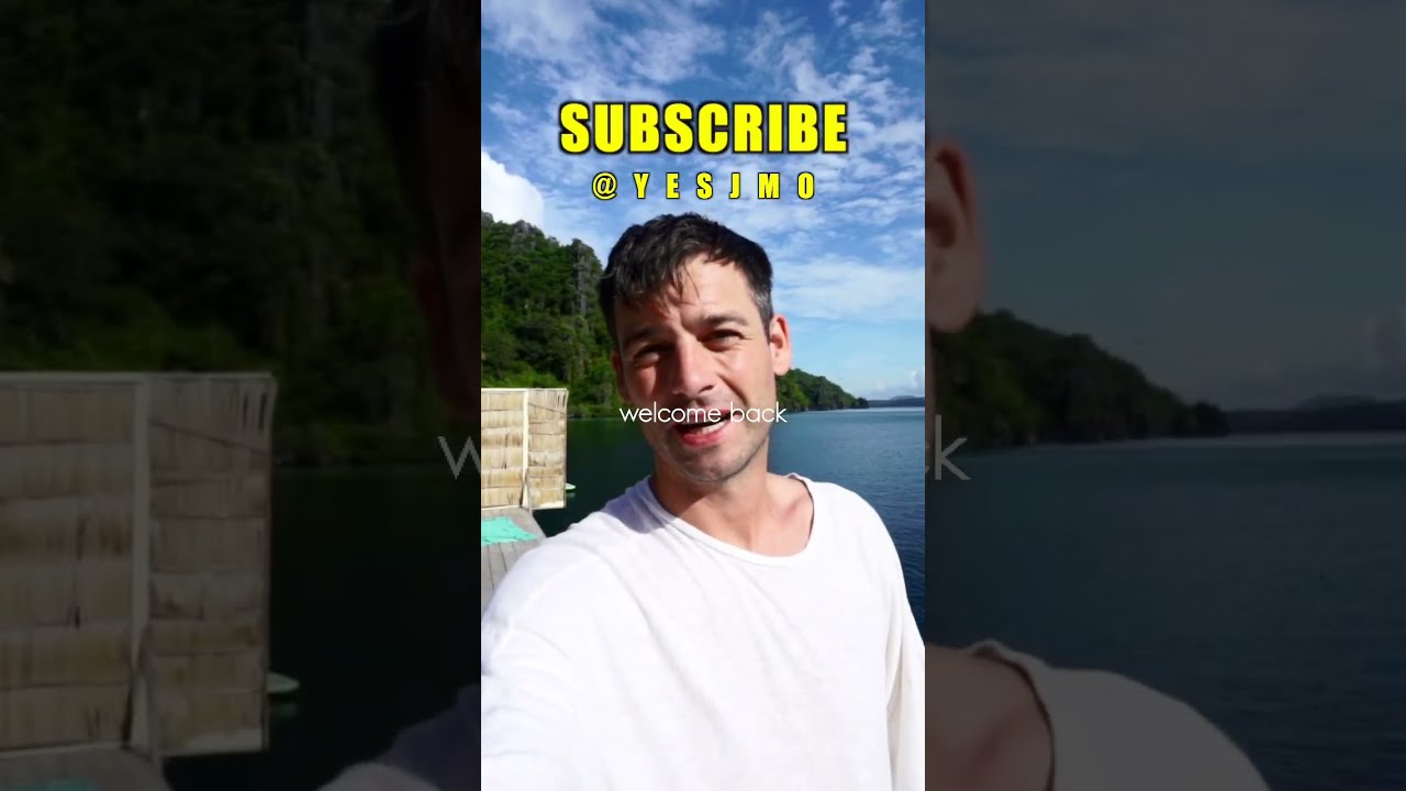Breakfast on a FLOATING HOUSE 🥐🍳☕️ | #philippines #youtubeshorts #travelvlog #yesjmo