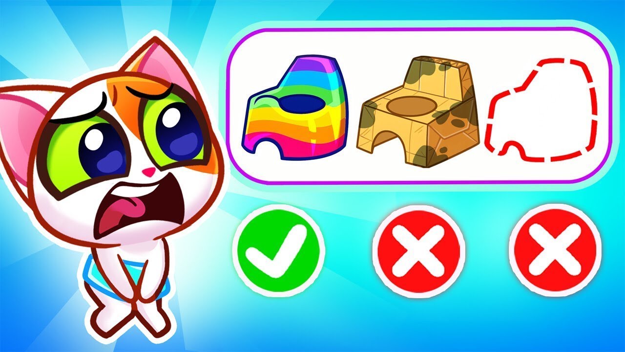 🚽 Проблемы с горшком! 😺 Лео и Люси ищут подходящий горшок | Детский мультфильм