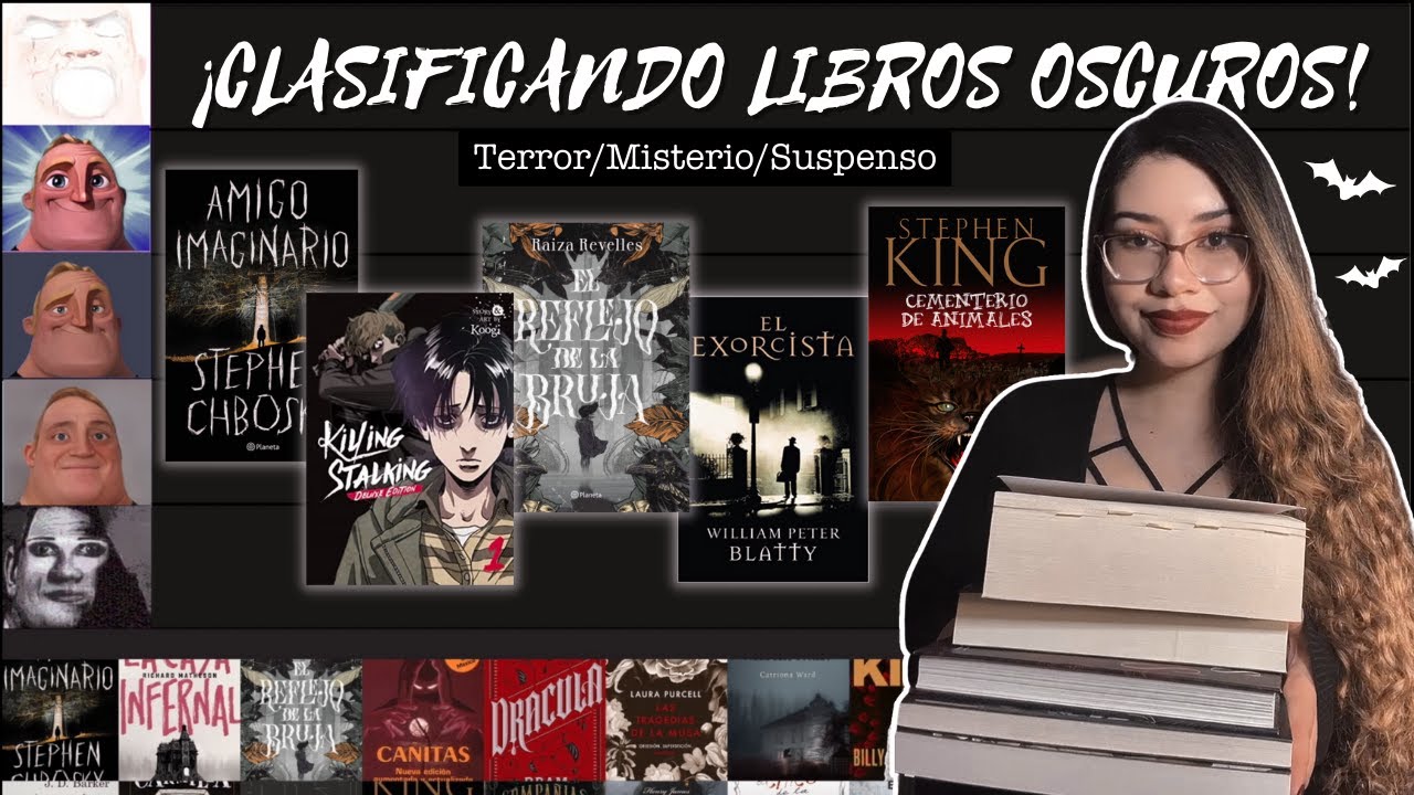 Clasificando LIBROS DE TERROR/MISTERIO/SUSPENSO (Tier list)  Arcade's Books