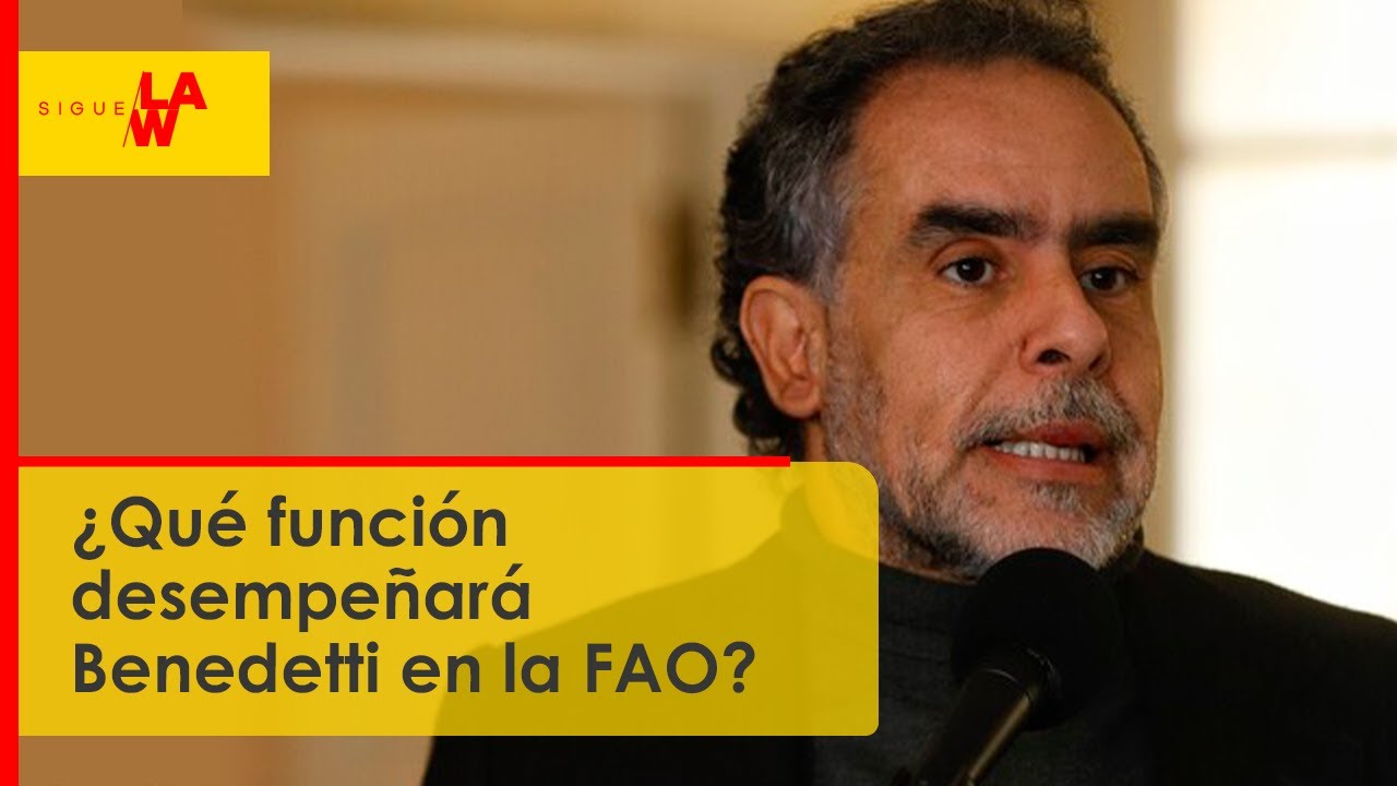 Armando Benedetti, nuevo embajador ante la FAO: ¿qué función desempeñará?
