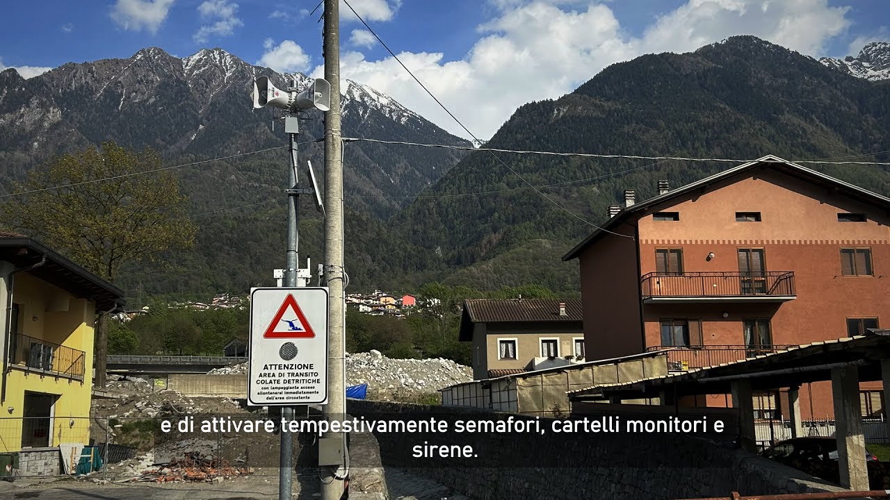 Debris flow monitoring and early warning in Camonica Valley