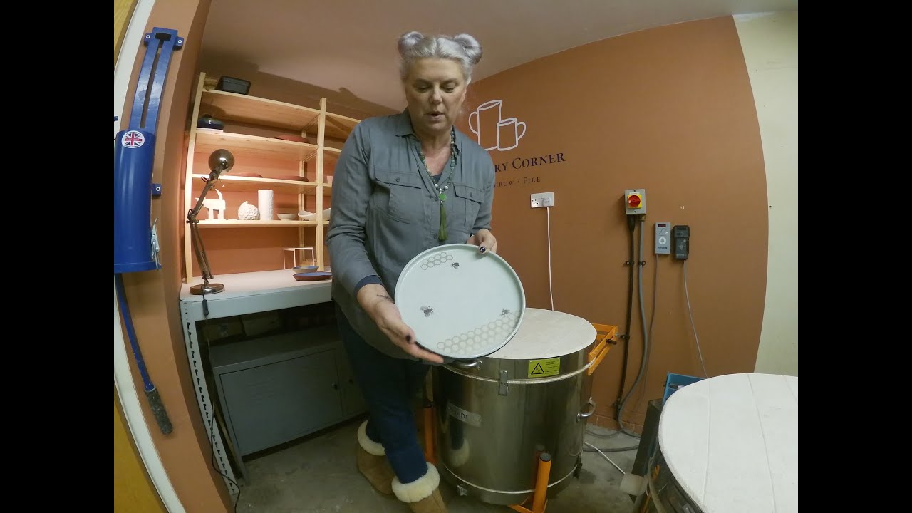 Glaze Kiln Opening: Lustre & Decal Firing; Mother of Pearl Lustre Pottery Video/Tutorial