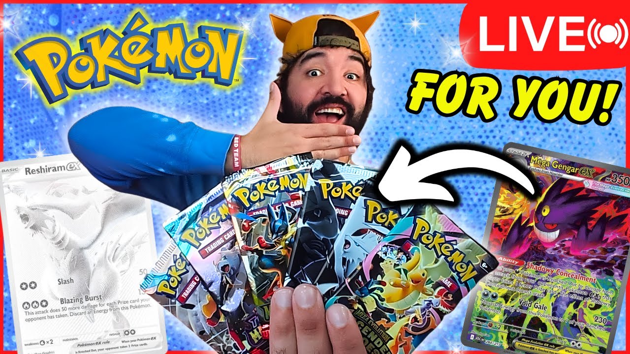 LIVE🔴 Pokemon Pack Openings FOR YOU!! | Ascended Flare BREAK