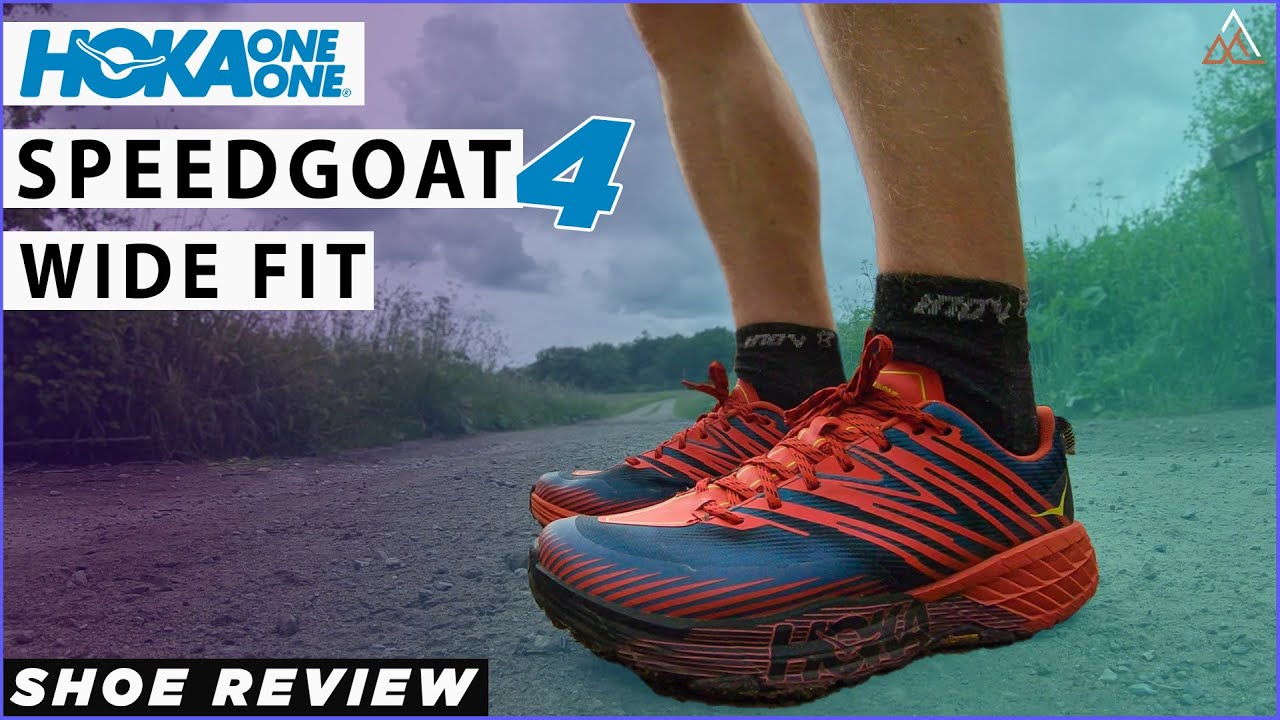 HOKA ONE ONE SPEEDGOAT 4 Wide Fit Review | Is It Wide Enough? Best Trail Running Shoe Review