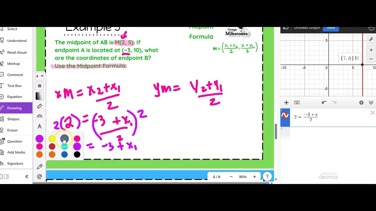 Applications using the Midpoint Formula