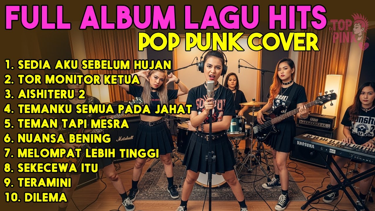 FULL ALBUM LAGU HITS POP PUNK COVER by TOP PINK