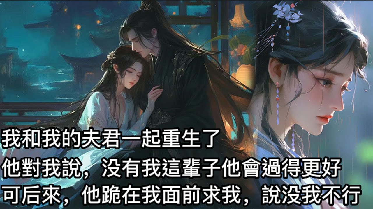 【完結】臨死前我燒死了夫君，卻没想到我們一起重生了，再相遇，他對我惡言相向，說没有我這輩子他會過得更好，爬得更高！可后來，他又凄凄慘慘來求我，說没我不行！#有聲書 #小說 #蔓蔓書屋
