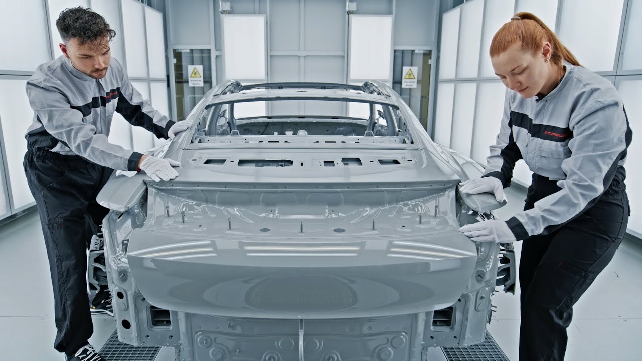Porsche's Mind-Blowing Paint Shop Process