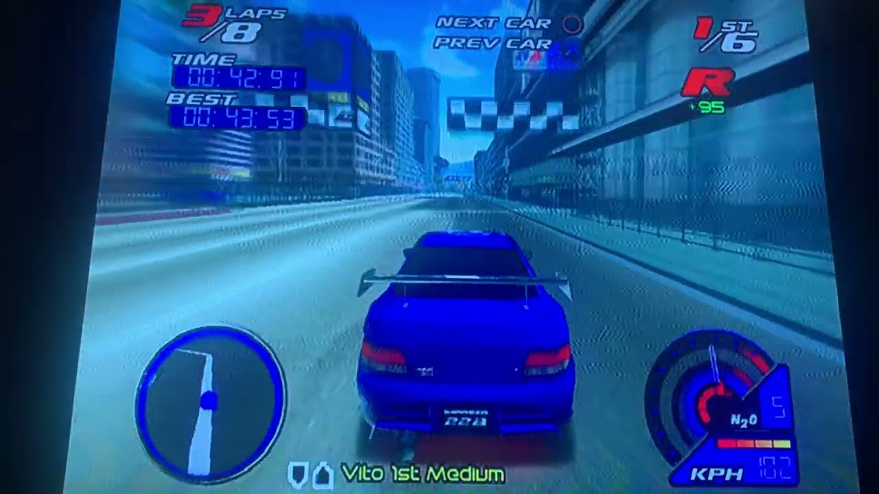 Juiced, PAL Version, Vito, Subaru Impreza 22B STi, Class 6 Championship 7/10 🏆 🏁