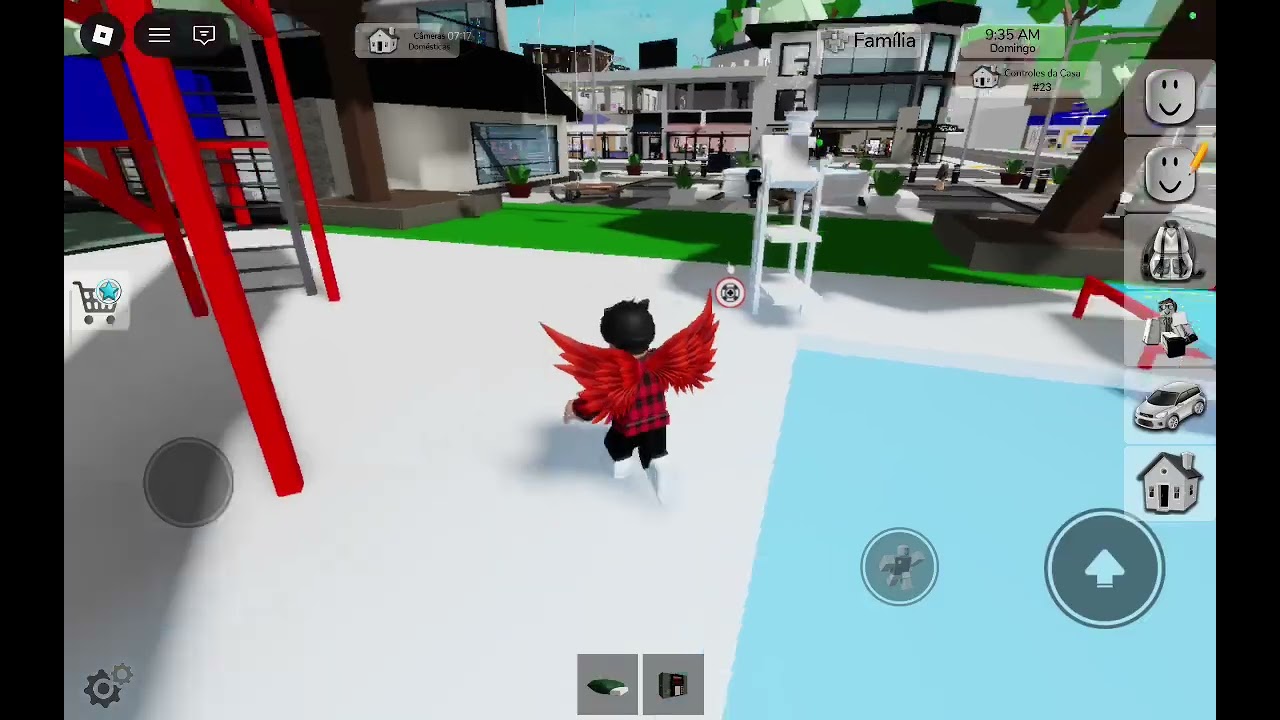Eu e meu amigo Lucca jogamos brookhaven e encontramos pasagens secretas e bugs