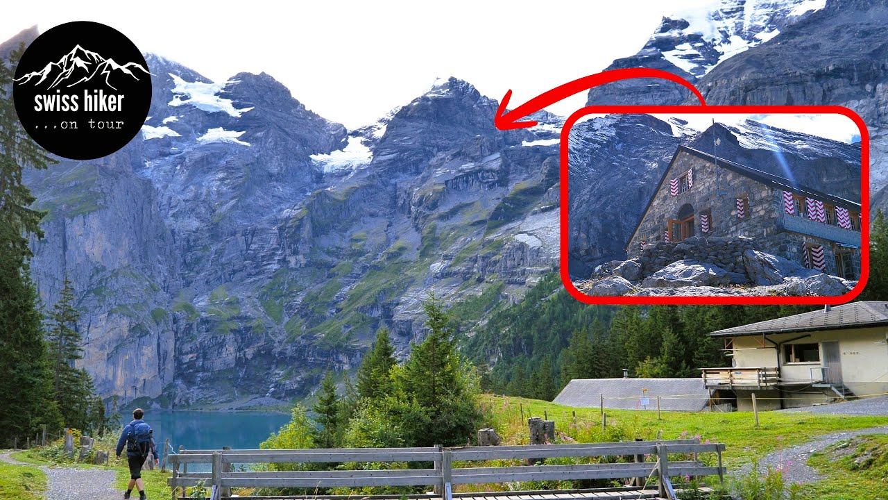 Anspruchsvolle Bergwanderung zur Fründenhütte SAC! Über die Fründenschnur am Oeschinensee 