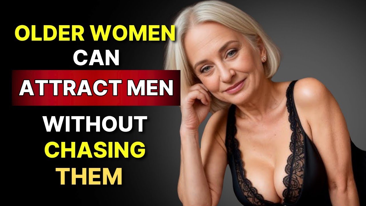 Older WOMEN Can ATTRACT Men WITHOUT Chasing Them... | Psychology Women Facts