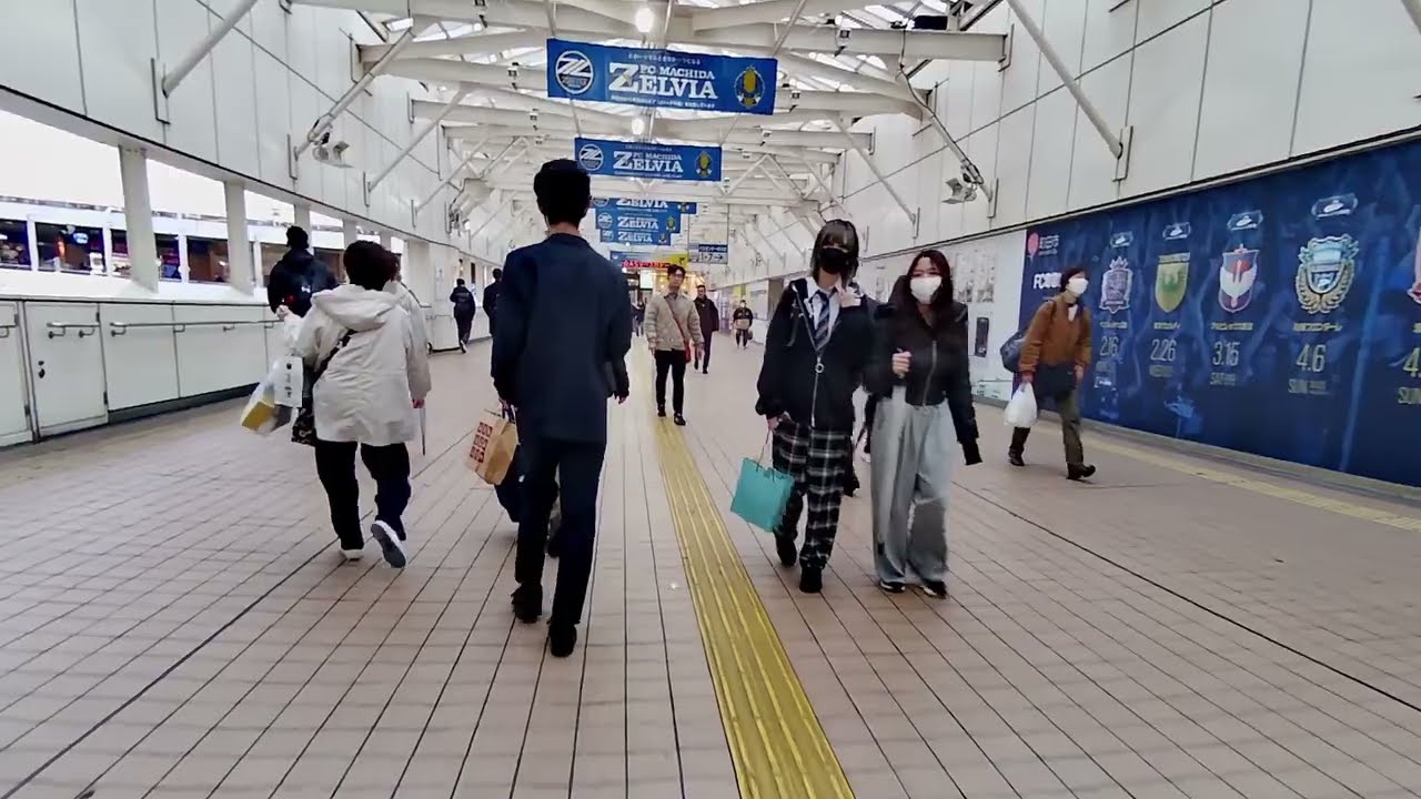 Odakyu Machida station　→JR Machida station 小田急町田駅→JR町田駅　2025