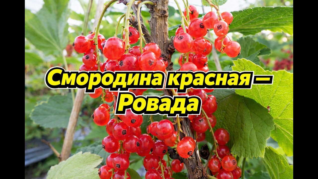 Красная смородина Ровада — выращивание и уход в саду