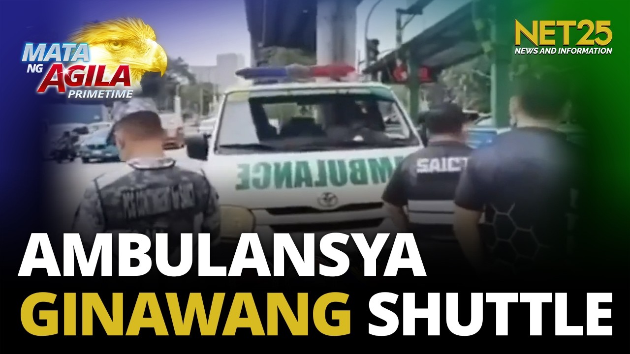 Ambulansyang ginawang shuttle, huli sa EDSA Busway