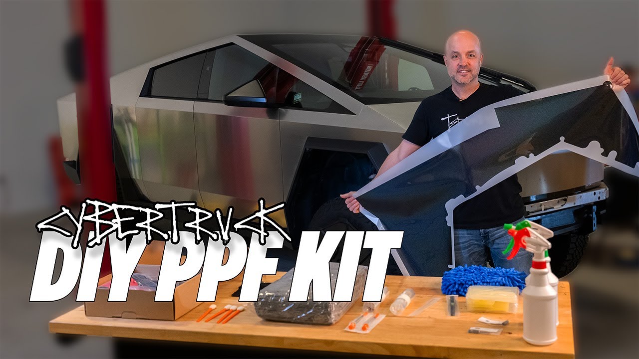 Cybertruck DIY Colored PPF Kit Guide - Unboxing and Reviewing Do it Yourself PPF & Vinyl Wrap Film!