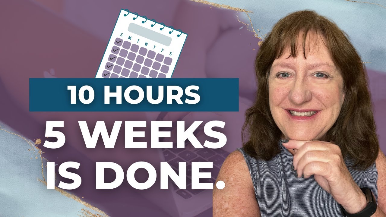 How to Create 5 Weeks of Content in Less Than 10 Hours