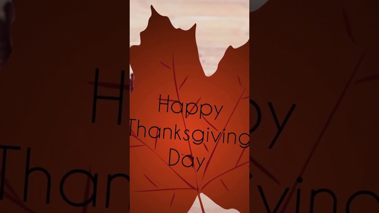 Thanksgiving Greeting with Pumpkins on Wooden Background Video | WaveBreak Media #shorts