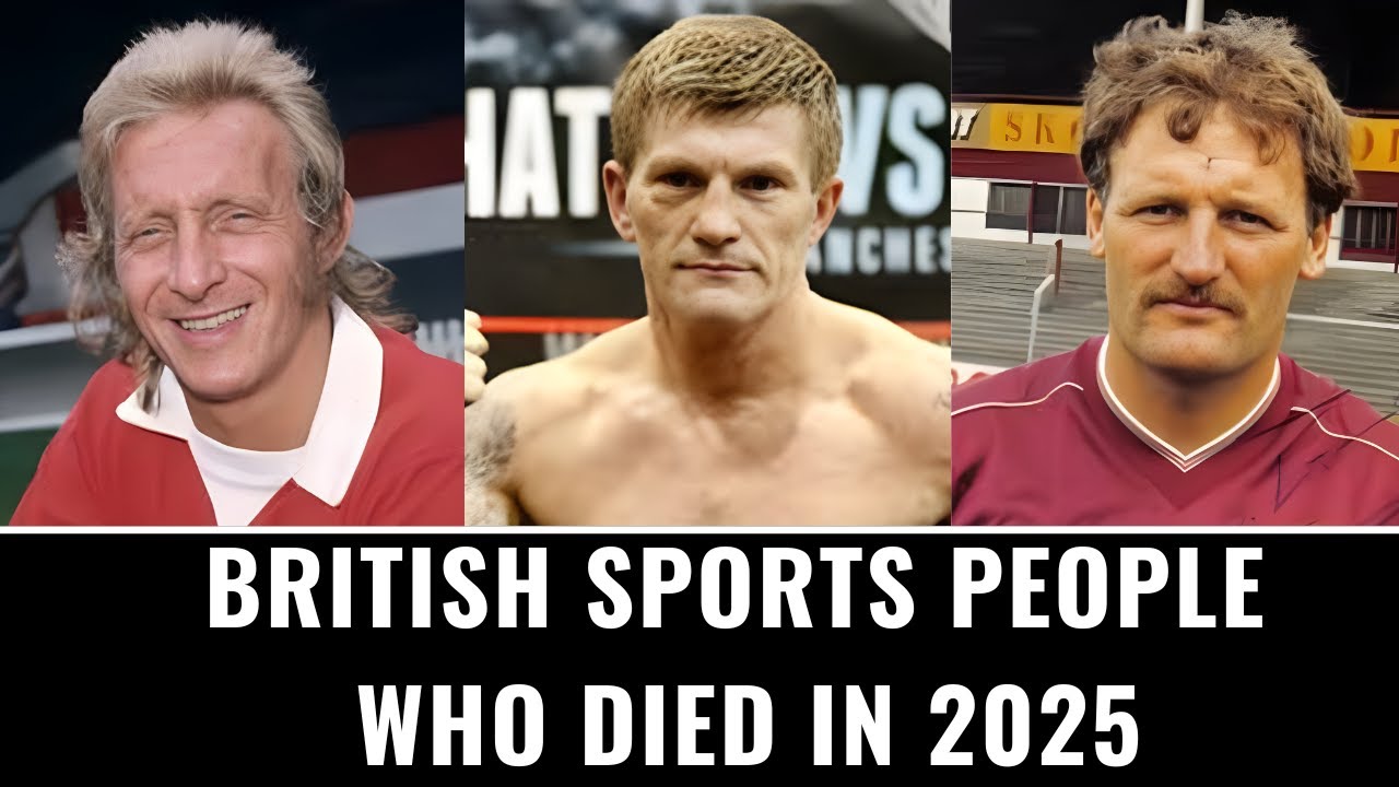 British Sports People Who Died in 2025