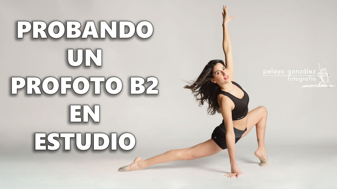 Probando un Profoto B2 - Sesión de fotos con gimnasta en estudio