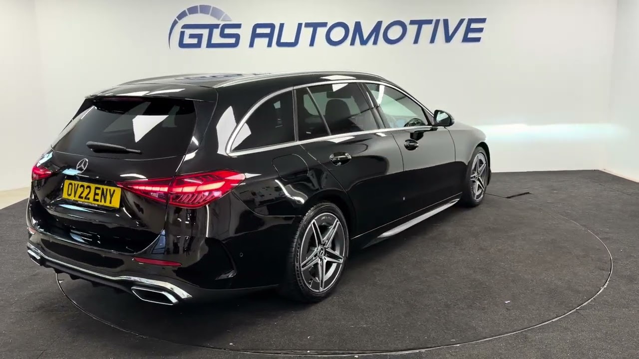 Mercedes Benz C200 ESTATE AMG LINE MHEV HYBRID 9G-Tronic Automatic 205bhp OV22ENY