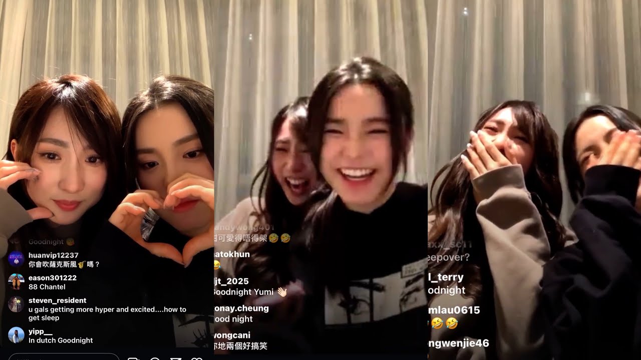 #Chantel #姚焯菲 #Yumi #鍾柔美 11/2/2025 聲生不息錄製期間長沙突擊 live! High 到唔願瞓！😄😄😄😄