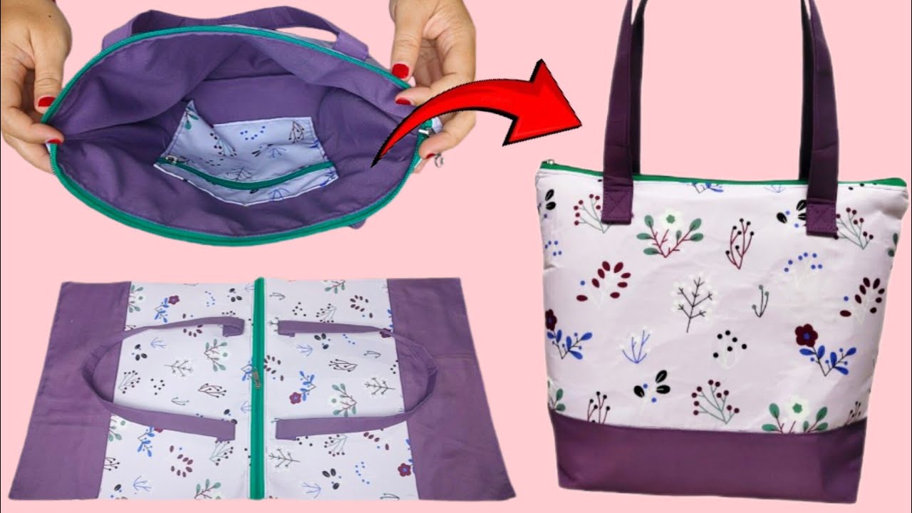 Easy DIY Tote Bag – Minimalist & Simple Sewing for Beginners