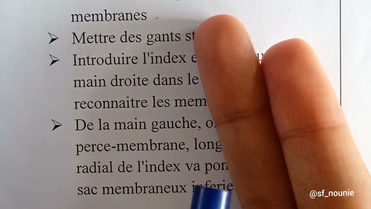 Soins obst&eacute;tricaux : La rupture artificielle des membranes (RAM) 🎈