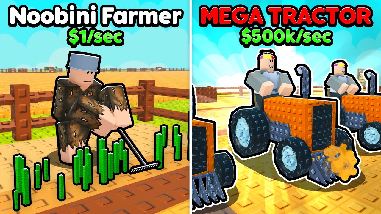 Я прошел путь от нищего до ТРИЛЛИОНЕРА в Roblox. Наймите фермера!