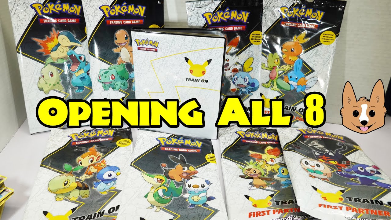 Complete Pokemon First Partner Packs Opening - Pokemon TCG  |  The FANily