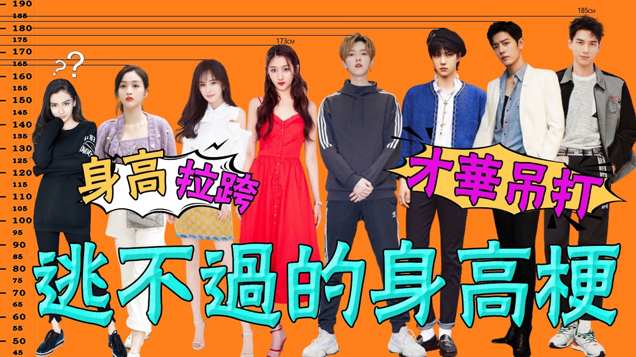 明星們最頭疼的事兒來了！當183的肖戰遇上166的吳宣儀，誰在說謊#貴圈四姨太#肖戰#吳宣儀#迪麗熱巴#楊冪#李現#王一博#鹿晗