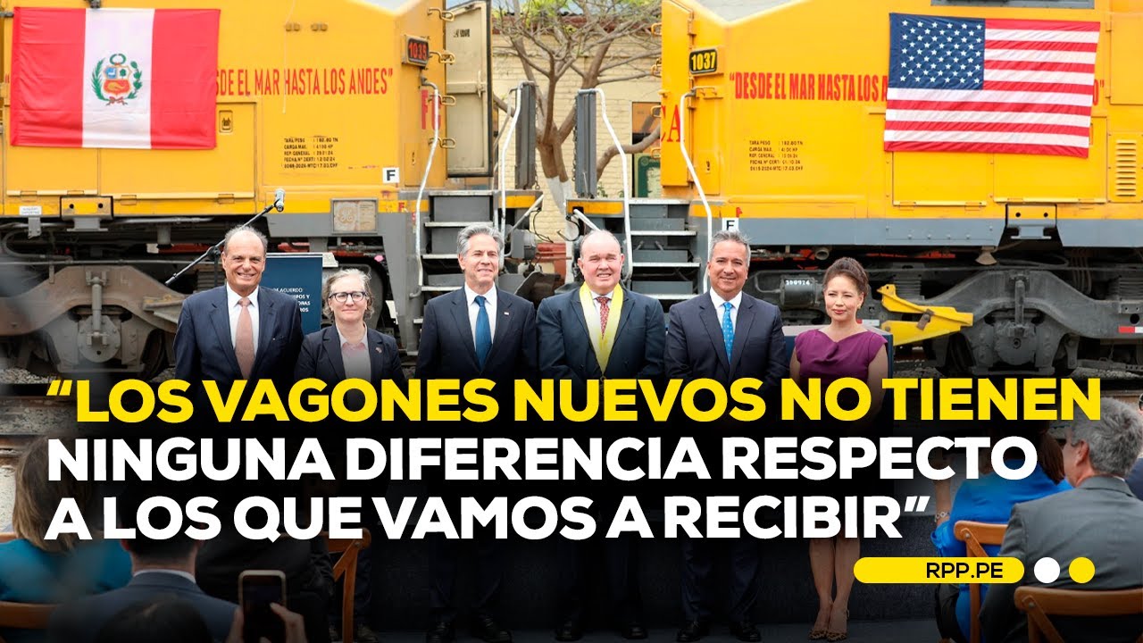 EE.UU. dona 90 vagones y 19 locomotoras para tren Lima - Chosica #ADNRPP | ENTREVISTA