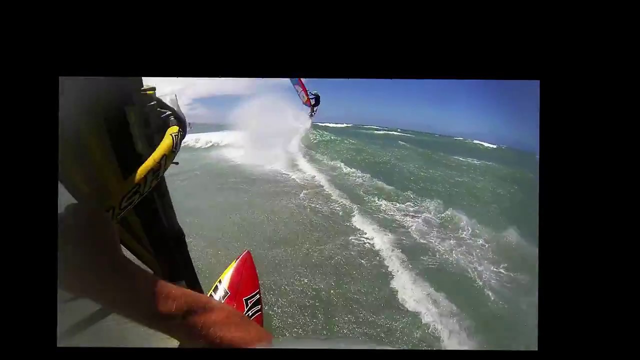 Tuomas Sandholm windsurfing