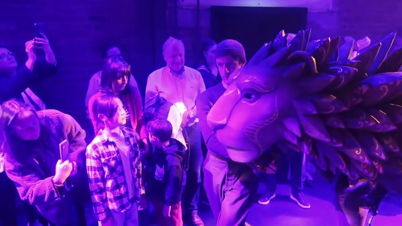 We Got To Meet Aslan at The Lion The Witch and The Wardrobe Launch Event At Leeds Playhouse