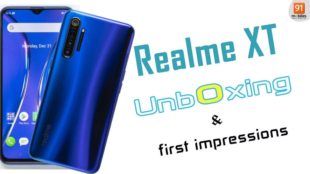 Realme XT 64mp quad camera phone: Unboxing | Hands-on | First look [Hindi-हिन्दी]