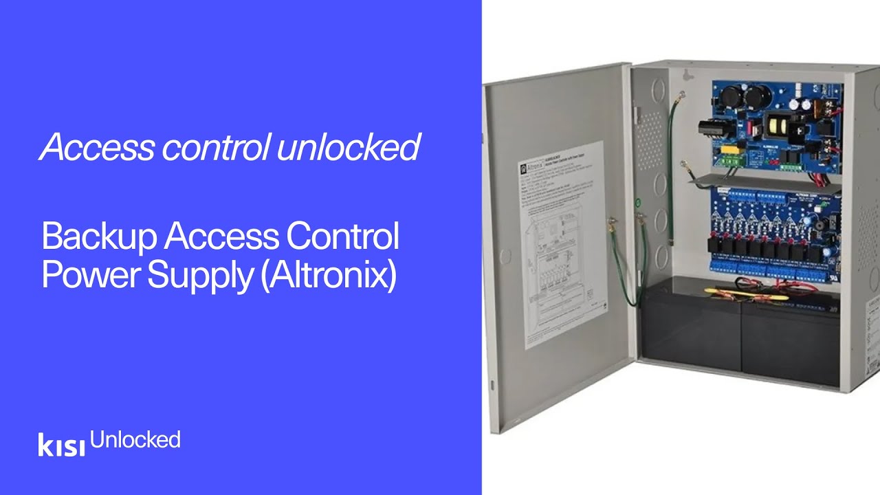 Access Control Unlocked: Backup Access Control Power Supply │Kisi