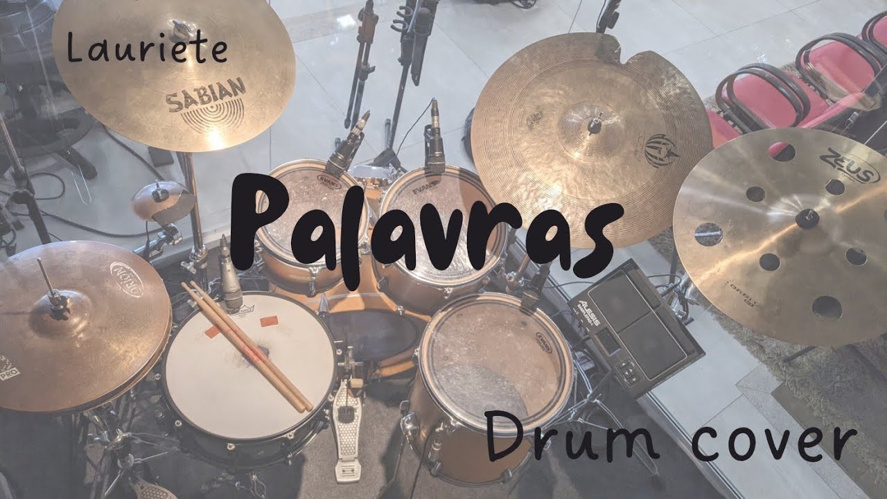 PALAVRAS ( lauriete ) drum cover #drumcover #musica #drummer #baterista