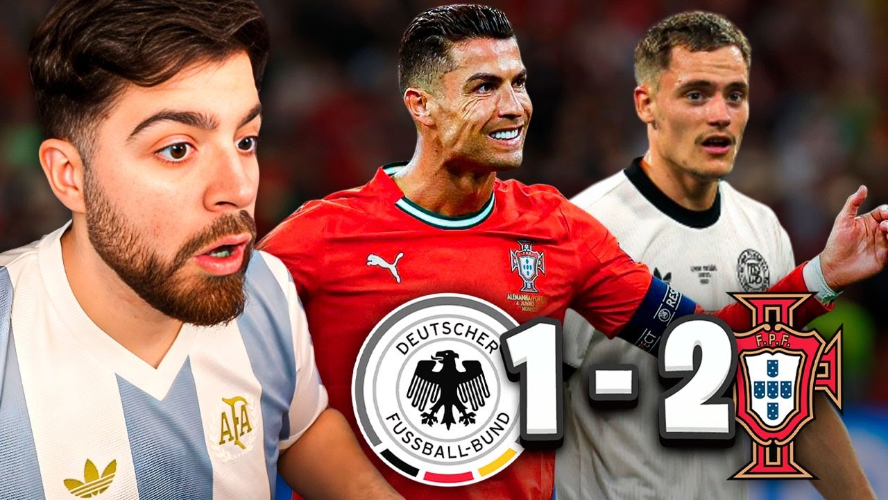 🔥 &iexcl;CRISTIANO LLEVA A PORTUGAL A LA FINAL! REACCION DE LA COBRA | PORTUGAL 2 - 1 ALEMANIA