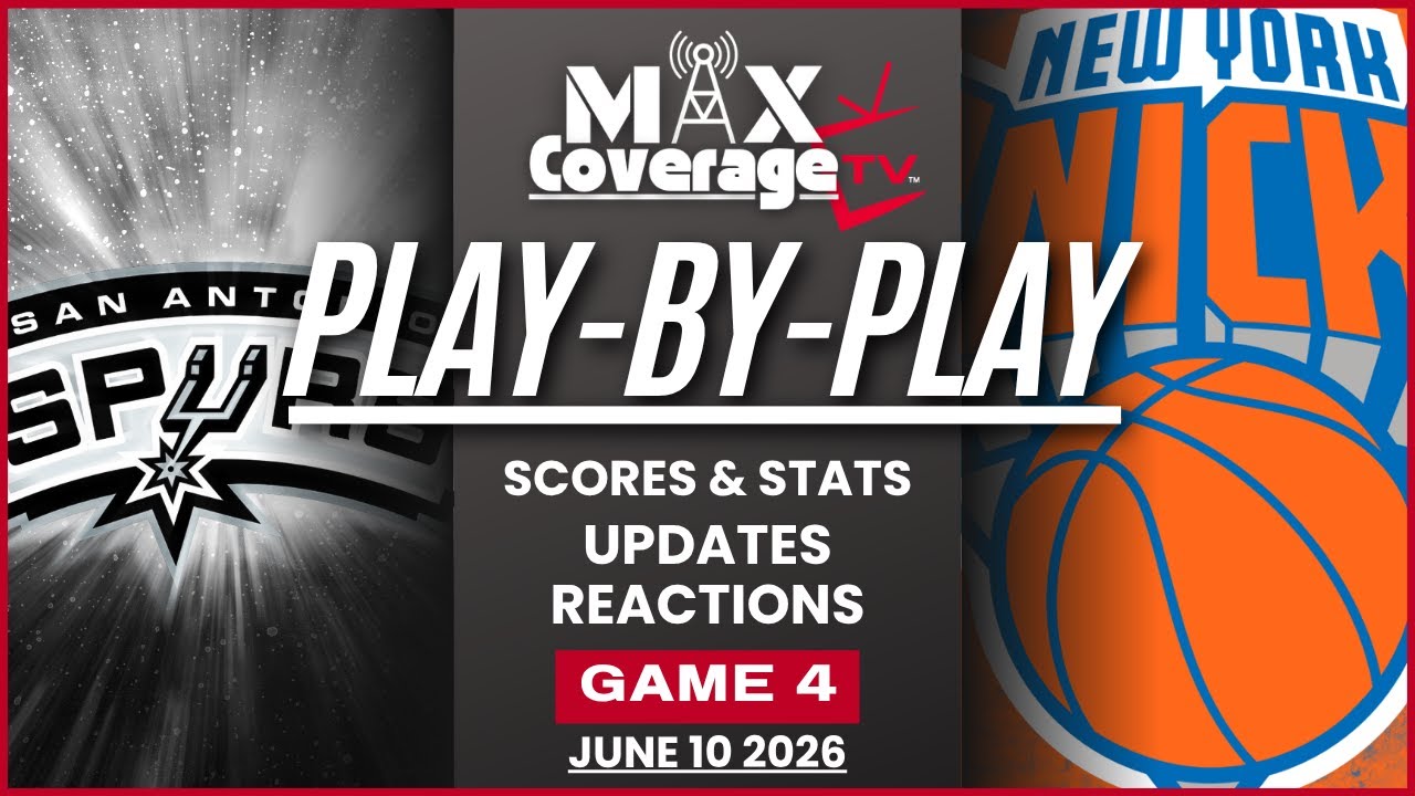 🔴GAME 4 - San Antonio Spurs vs New York Knicks - Play-By-Play & Reactions (6/10/26)