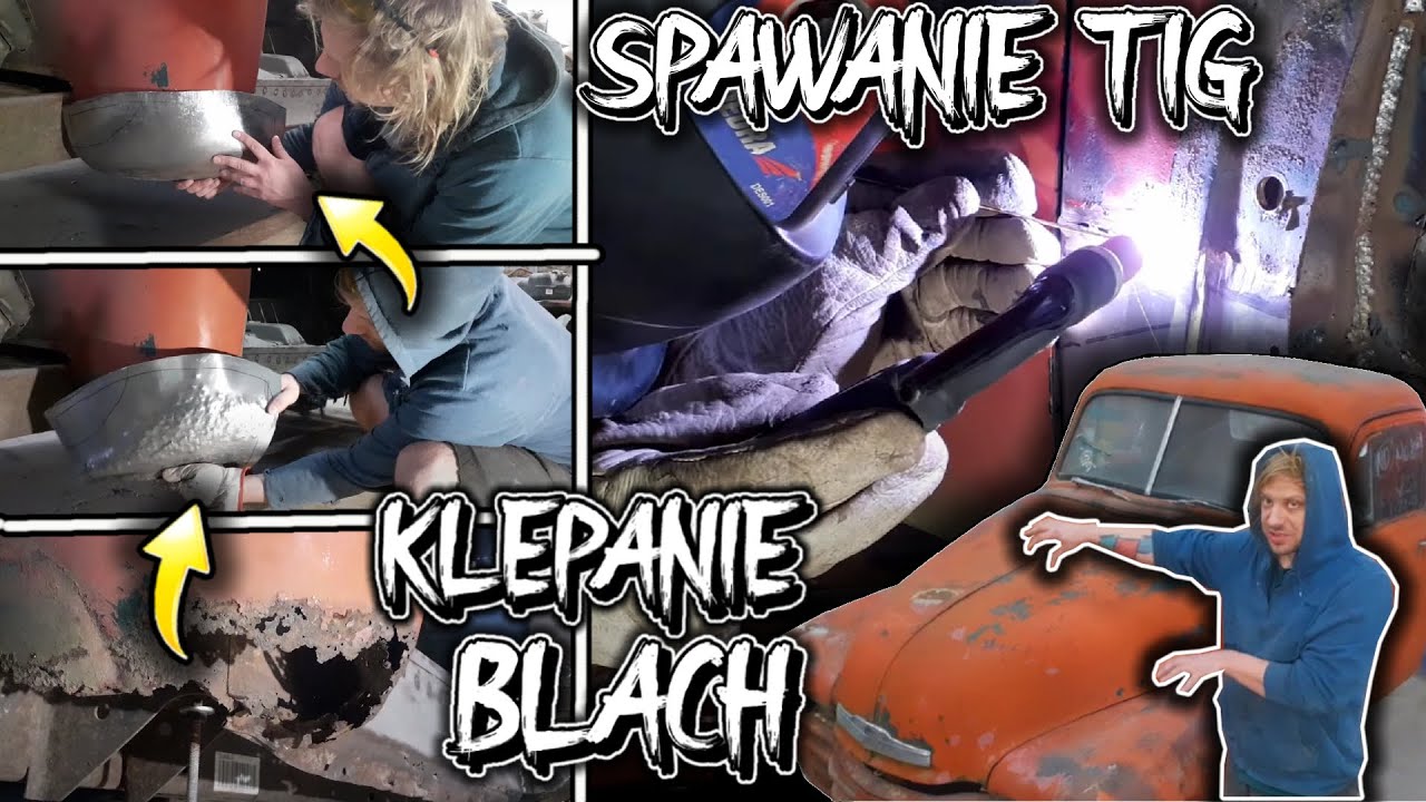 BLACHARKA SAMOCHODU, spawanie TIG [ jak ja to robię? ] KLEPANIE karoserii, renowacja CHEVROLET 3100