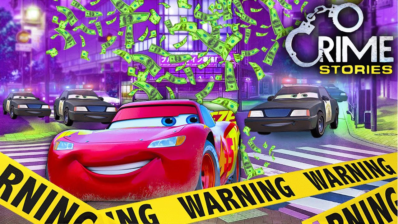 Crime McQueen Story - Episode 1 - Pixar Cars BeamNG Drive