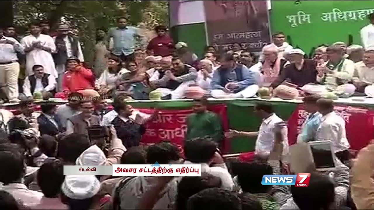Land Acquisition Bill: Vaiko and Kejriwal share stage with Anna Hazare