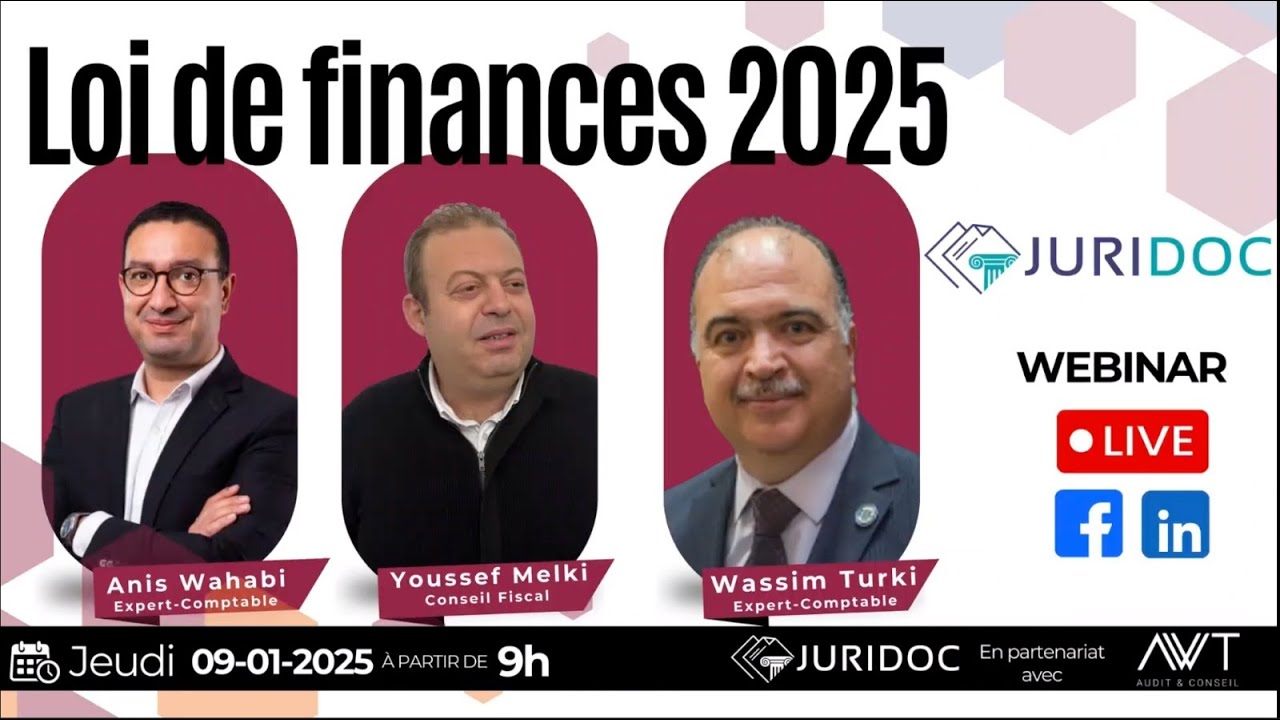 JURDOC - Principales dispositions de la Loi de Finances 2025